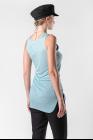 Ann Demeulemeester Double RIbbed Hems Tank Top (Aura Ocean)