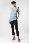 Ann Demeulemeester Double RIbbed Hems Tank Top (Aura Ocean)