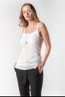 Ann Demeulemeester Net Layered Tank Top (Aura and Baufra White)