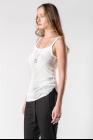 Ann Demeulemeester Net Layered Tank Top (Aura and Baufra White)