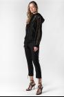 Ann Demeulemeester Open Back Lace Hoodie (Ignota Black)