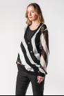 Ann Demeulemeester Asymmetric Knitted Cardigan (Egil Black)