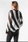 Ann Demeulemeester Asymmetric Knitted Cardigan (Egil Black)