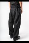 Individual Sentiments Textured Loose Waist Baggy Trousers