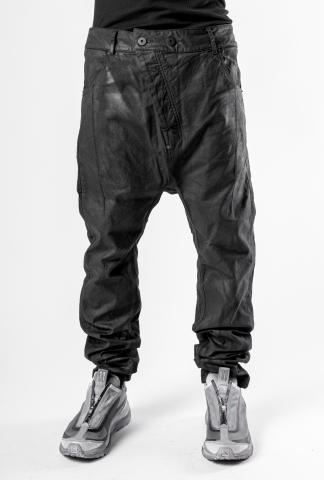 11byBBS P4C Coated Low Crotch Buckle Trousers