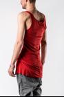 11 By BBS T1B Red Dye Ribbed Layering Tank Top