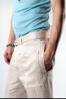 Ann Demeulemeester Straight Cut Integrated Belt Trousers (Alfonze Rosy)
