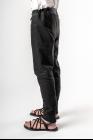 Ann Demeulemeester Laced Waistband, Partially Cuffed Trousers (Palomar + Bastiaan Black)