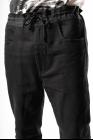 Ann Demeulemeester Laced Waistband, Partially Cuffed Trousers (Palomar + Bastiaan Black)