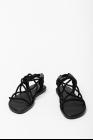 Ann Demeulemeester Rope and Leather Sandals (Tuscon Nero)