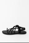 Ann Demeulemeester Rope and Leather Sandals (Tuscon Nero)