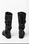 Ann Demeulemeester Tall Buckled Soft Leather Boots (Double Nap Washed Nero)