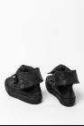 James Kearns Full Grain Pig Leather Foldable High-top Sneakers