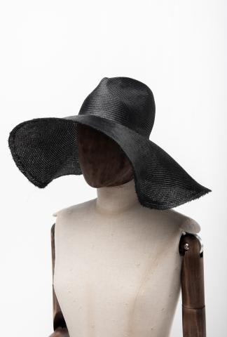 Isabel Benenato Wide Straw Hat