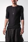 Aleksandr Manamis 100% Silk Semi Raglan Raw Edge T-shirt