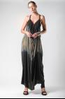 AtelierSeptem Dust & Water Ombre Unsewn Safety Pin Silk Dress (Elixir Exclusive)