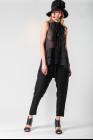 Isabel Benenato Draped Pullable Buttoned Top