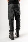 Versuchskind Irregularly Waxed Piece Dyed Asymmetric Low-crotch Jeans