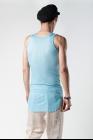 Ann Demeulemeester Double RIbbed Hems Tank Top (Aura Ocean)