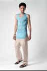 Ann Demeulemeester Double RIbbed Hems Tank Top (Aura Ocean)