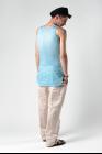 Ann Demeulemeester Double RIbbed Hems Tank Top (Aura Ocean)