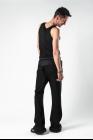 Ann Demeulemeester Double Ribbed Hems Tank Top (Aura Black)