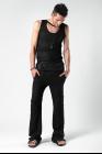 Ann Demeulemeester Double Ribbed Hems Tank Top (Aura Black)