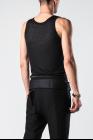 Ann Demeulemeester Double Ribbed Hems Tank Top (Aura Black)