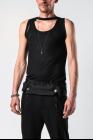 Ann Demeulemeester Double Ribbed Hems Tank Top (Aura Black)