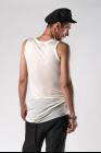 Ann Demeulemeester Low Cut Tank Top (Aura Ecru)