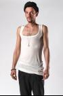 Ann Demeulemeester Low Cut Tank Top (Aura Ecru)