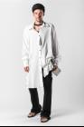 Ann Demeulemeester Double Cuff, Button Strap Oversized Shirt (Sidar Ecru and Tiriel White)