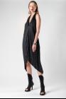 Theodora Bak Pleated Asymmetric Dress