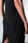 Theodora Bak Pleated Asymmetric Dress