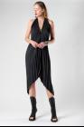 Theodora Bak Pleated Asymmetric Dress