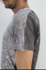 Label Under Construction Knitted Print Silk Short Sleeve T-shirt