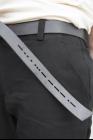 Devoa 30mm Leather Belt with Morse Code Holes