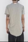 ROOMS by Lost&Found Elongated Curved Hem Short Sleeve T-shirt