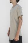 ROOMS by Lost&Found Elongated Curved Hem Short Sleeve T-shirt