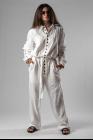 Ann Demeulemeester Belted, Buttoned Loose Jumpsuit (Isle Off-white)