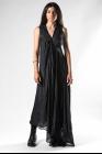 Marc Le Bihan Silk Knot Bust Asymmetric Dress