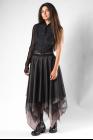 Marc Le Bihan Three-layer Silk Organza Skirt