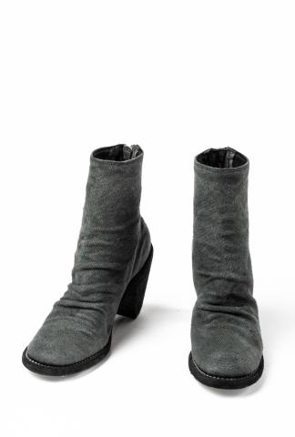Guidi 3006 BLKT Linen Back-Zip Heels