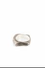 AMY GLENN ROUNDED RECT.RING  silver