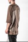 Andrea Ya'aqov Stringed Two-fabric Half Sleeve T-shirt