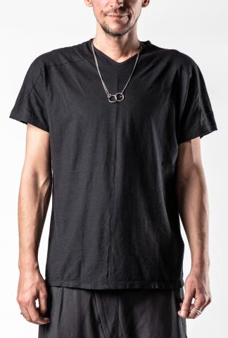 Syngman Cucala Panelled V-neck Short Sleeve T-shirt