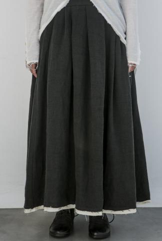 Nostrasantissima Belt Closure Layered Skirt