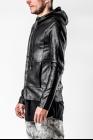 Giorgio Brato Thin Reversed Leather Hooded Jacket