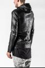 Giorgio Brato Thin Reversed Leather Hooded Jacket