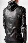 Giorgio Brato Thin Reversed Leather Hooded Jacket